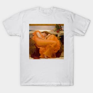 Flaming June by Frederic Leighton T-Shirt